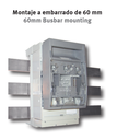 Base portafusible desconectable en carga NH00 160A max; 3 polos, fijacion en barras c/ bloqueo (Seccionador fusible). Marca Pronutec (España)