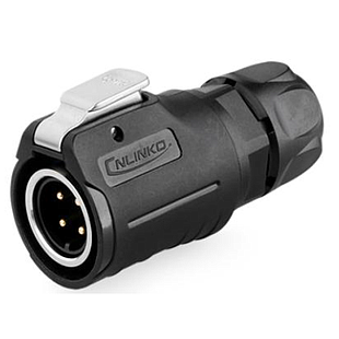 Conector Serie LP-16 Macho 4 Pines Plug Soldar CNLINKO