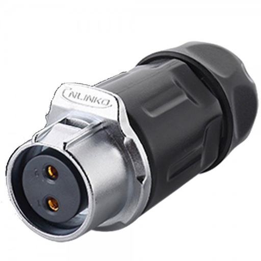 Conector Serie LP-20 Hembra 2 Pines Conector Soldar CNLINKO