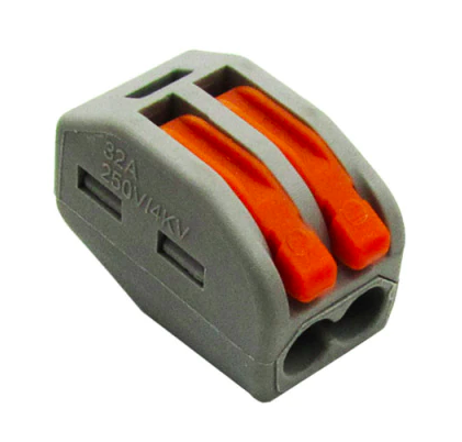 Conector de 2 pines de unión tipo WAGO 32A