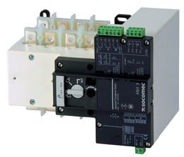 Conmutador motorizado ATyS S  4x125A 230 VAC marca Socomec (Francia)