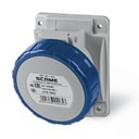 ENCHUFE HEMBRA P/EMPOTRAR 2P+T IP67 16A 6h 200-250V FIJACION 70X87mm