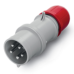 ENCHUFE MACHO VOLANTE 3P+N+T IP44 16A 6h 346-415V