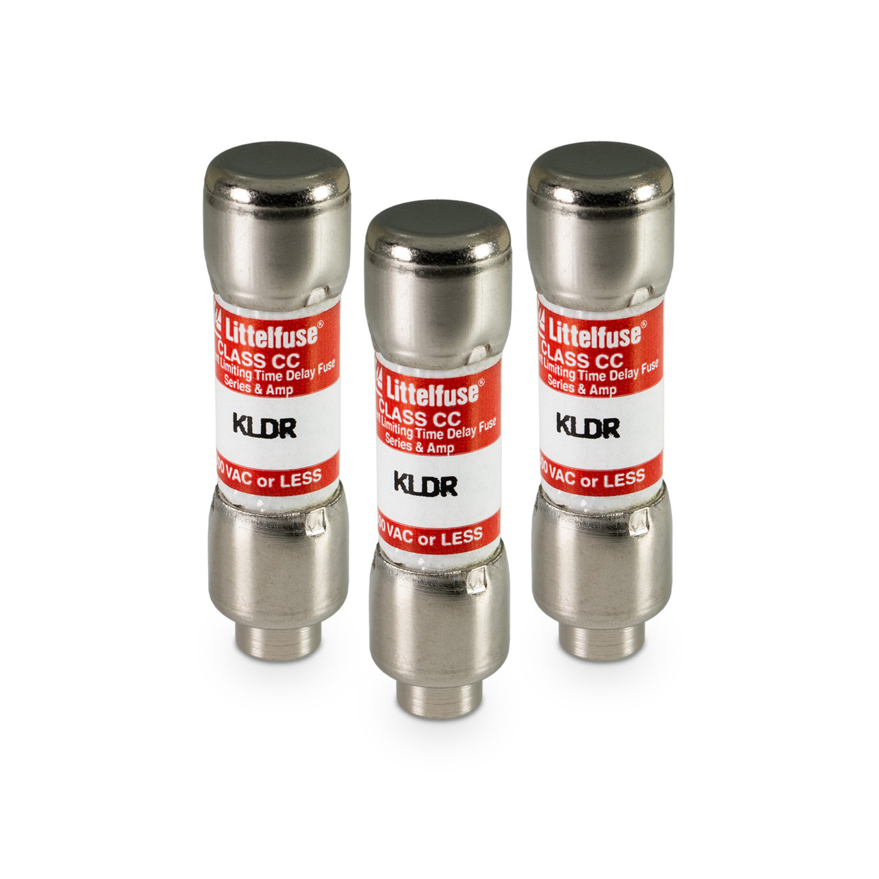 Fusible Littelfuse KLDR 600 Volts AC, Clase CC, lento