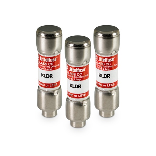 Fusible Littelfuse KLDR 600 Volts AC, Clase CC, lento