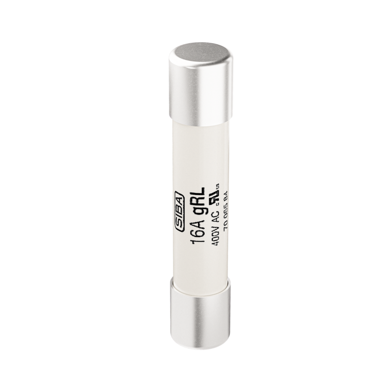 Fusible marca SIBA; cerámico; 6.3x32mm; curva gRL 400V