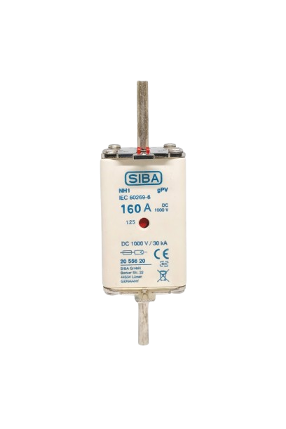 FUSIBLE SIBA, tamaño NH3L; ultrarápido curvas gPV/gR; 1000VDC / 1100 VDC, uso fotovoltáico