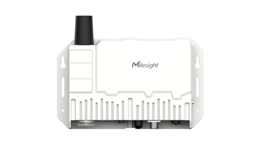 Gateway LoRaWAN Milesight alimentado por panel solar