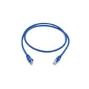 Pack 4 Patch Cord CAT6 UTP Inyectado azul, PVC, 50CM