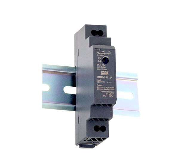 Conversor DC-DC riel DIN 15W DDR-15
