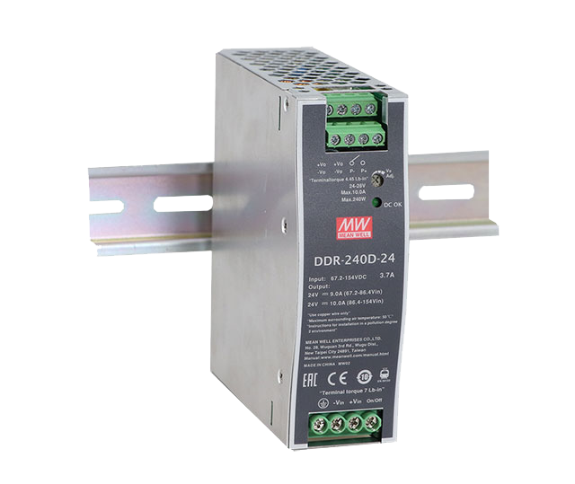Conversor DC-DC riel DIN 240W DDR-240