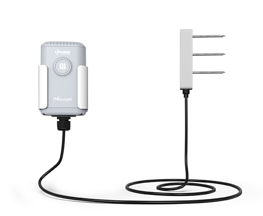 Sensor de humedad, temperatura y conductividad de suelo Milesight EM500-SMTC