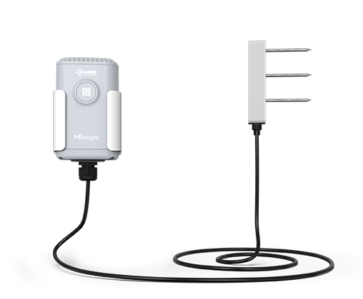 Sensor de humedad, temperatura y conductividad eléctrica del suelo