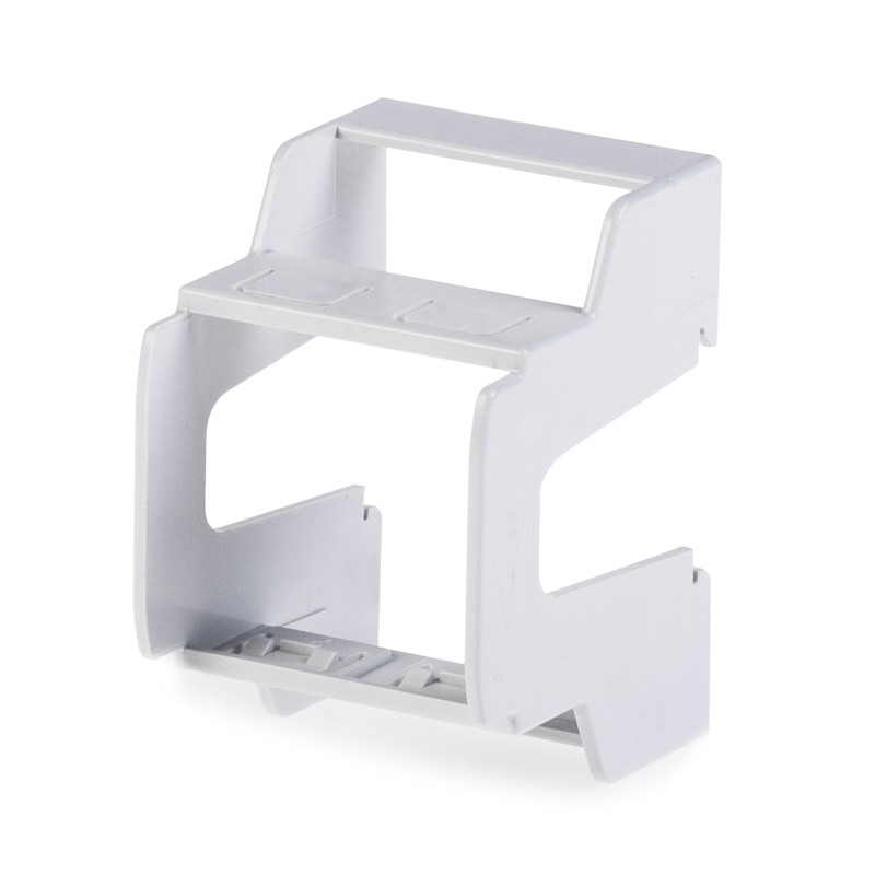 SOPORTE PARA RIEL DIN PARA 2 MODULO SERIE EVOLUTION 
