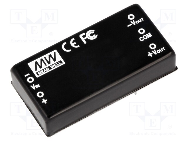 Conversor DC/DC 2-OUT 12V/-12V 0.625A/-0.625A 15W