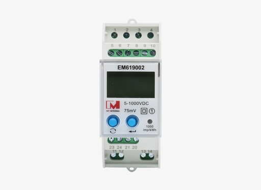 Medidor de energía DC 5VDC a 1000VDC Bidireccional