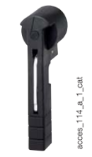 Mando negro frontal directo para SIRCOVER 125 a 630A