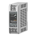 Fuente de poder, Riel Din , Salida 24 VCC, 60 W, 2.5 Amp, Entrada 100-240 VCA 50/60 Hz