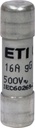 Fusible 10x38 mm; curva gG; 500V marca ETI ,v2