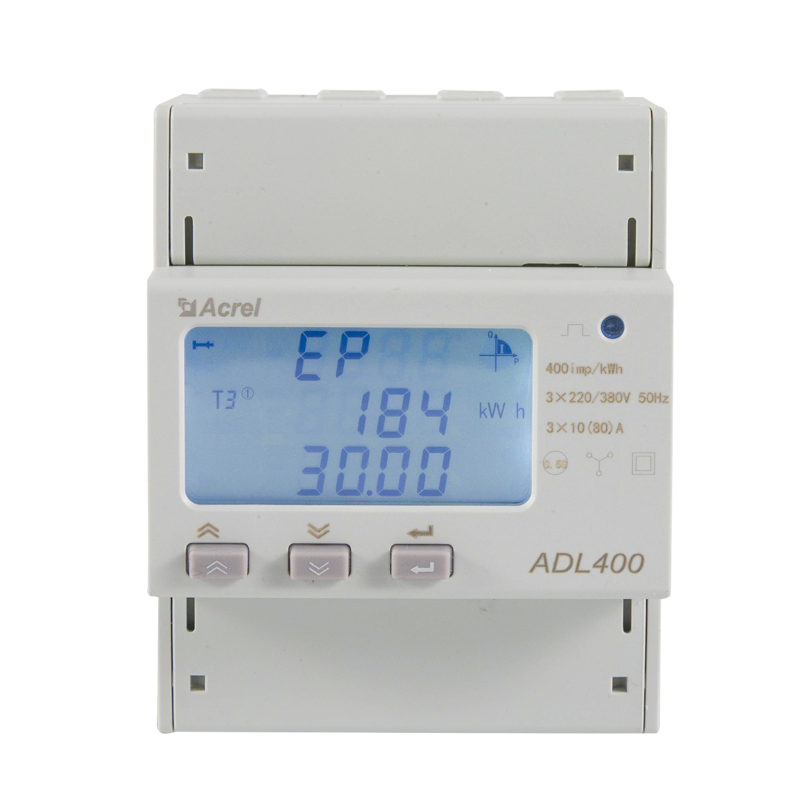 Medidor de energía multifunción compacto RS485 para panel ADL400