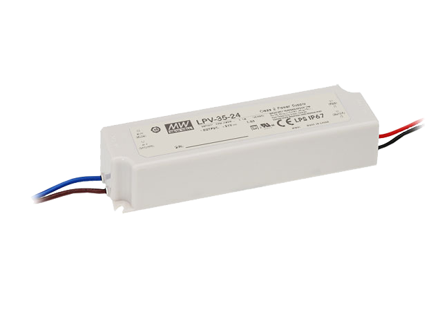 Driver LED plástico voltaje 35W LPV-35