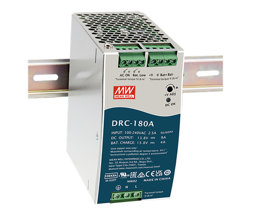 Fuente de poder riel DIN con UPS 180W DRC-180