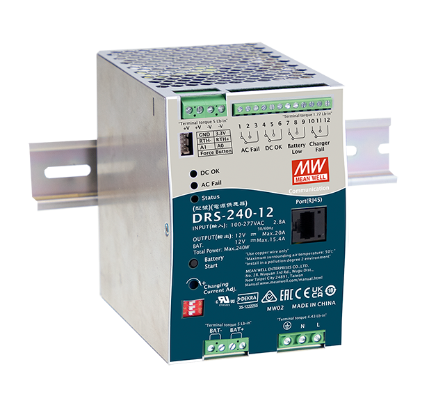 Fuente de poder riel DIN con UPS 240W DRS-240