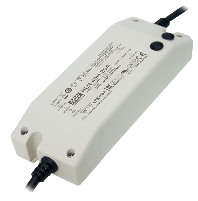 Driver LED plástico voltaje PFC 40W HLN-40H