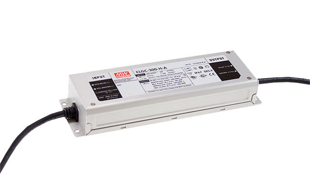 Driver LED carcasa metálica potencia PFC opcional DALI 300W ELGC-300