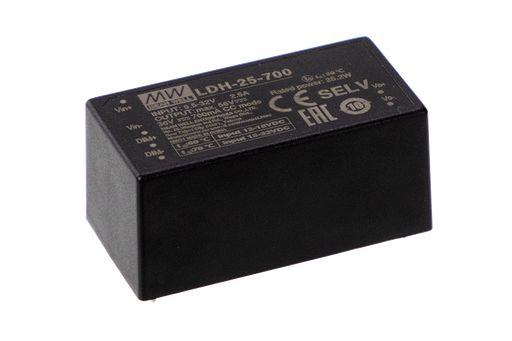 Conversor DC-DC Step-UP para LED 25W LDH-25
