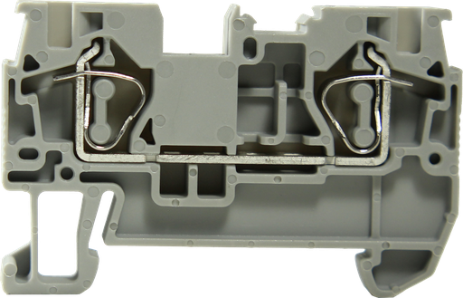 Bornera riel din 4mm² 32A libre mantenimiento con resorte BK4