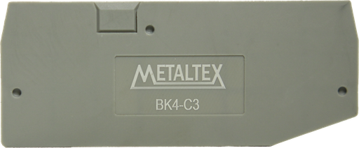 Tapa bornera Serie BK 4mm² 3 vías
