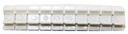 Identificador serie BS para bornera 4mm²  blanco 10 unidades