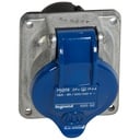 Toma Hypra Embutida Fija 2P + T, 200/250 V, 16 A - IP 44 - Metálica