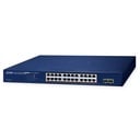 Switch Web Smart Ethernet de 24 Puertos 10/100/1000T 802.3at PoE + 2 Puertos 1000X SFP