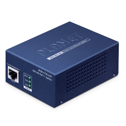 Divisor PoE++ de Un Solo Puerto 10/100/1000Mbps