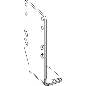Fixing bracket, accessory for sensor, XUK, metal, for XUL substitution