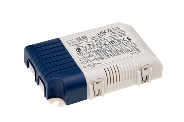 Driver LED plástico corriente PFC opcional DALI DALI-2 de 25W LCM-25