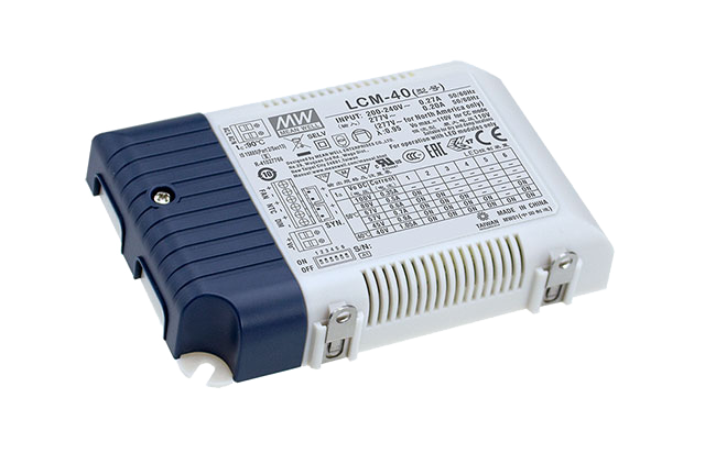 Driver LED plástico corriente PFC opcional DALI DALI-2 40W LCM-40