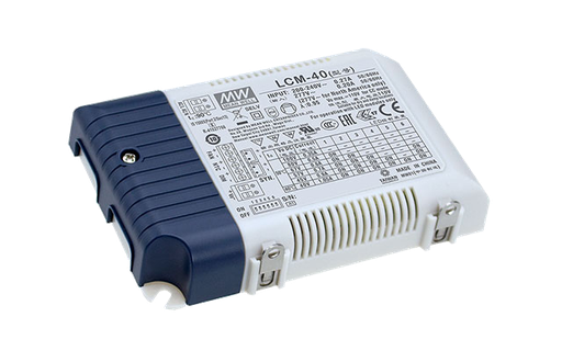 Driver LED plástico corriente PFC opcional DALI DALI-2 40W LCM-40