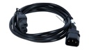 Cabinet jumper power cord, 250VAC 13A, C14-C15 connectors