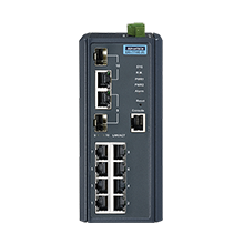 Switch Industrial Redundante Administrado por Gigabit de Puerto 8FE + 2G