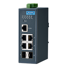 4FE+2G SFP Puerto SWITC Industrial Redundante Gestionado