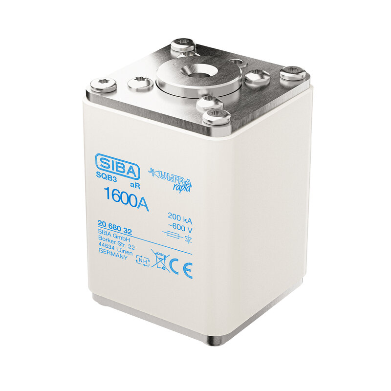 Fusible SIBA ultrarrápido aR 690V SQB3 rosca M12