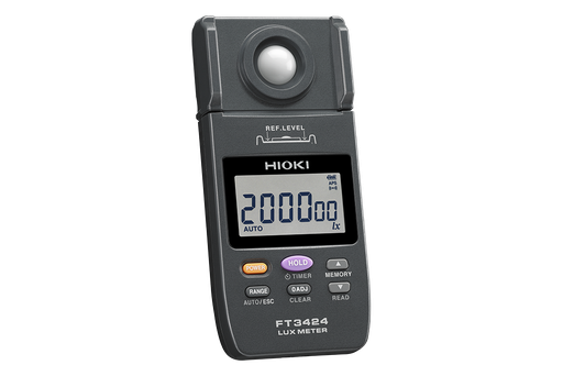 Luxómetro con Temporizador y Conexión USB, Rango 20 a 200,000 lux