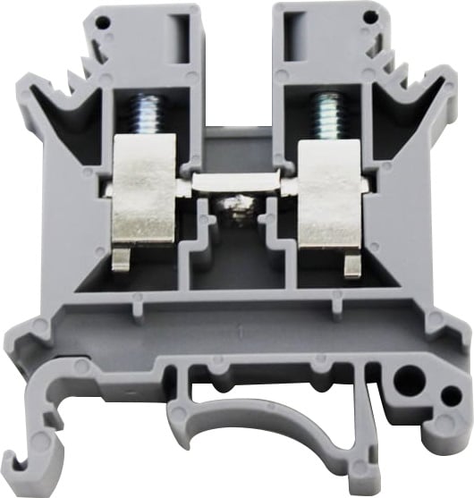 Bornera riel din 6mm² con tornillo de fijación Serie BS 41A