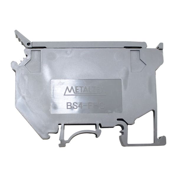 Bornera portafusible riel din 4mm² 6.3A fusible 5x20mm 5x25mm 5x30mm Serie BS