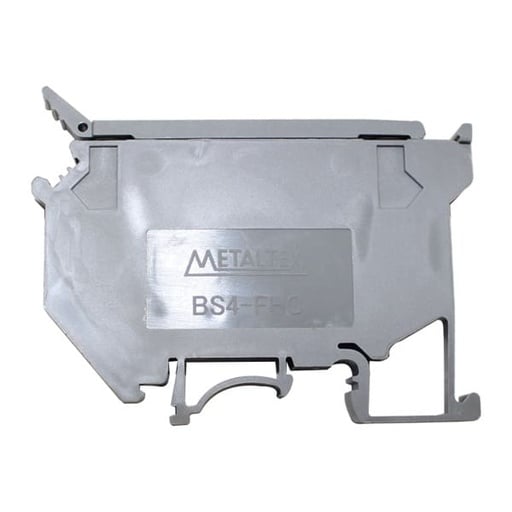Bornera portafusible riel din 4mm² 6.3A fusible 5x20mm 5x25mm 5x30mm Serie BS