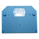 Tapa final para MTB2.5EN-AZUL Serie M 2.5mm²