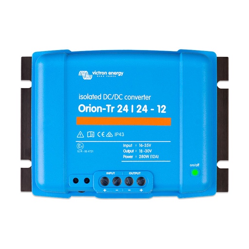 Convertidor CC/CC Orion aislado Smart 24/24V-12A 280W IP43